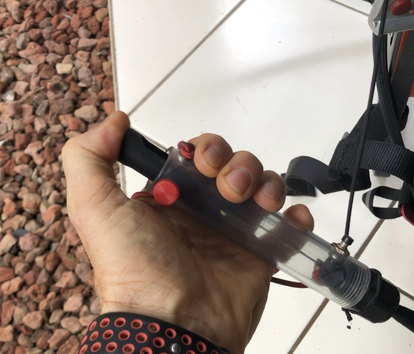 Paramotor Throttle control