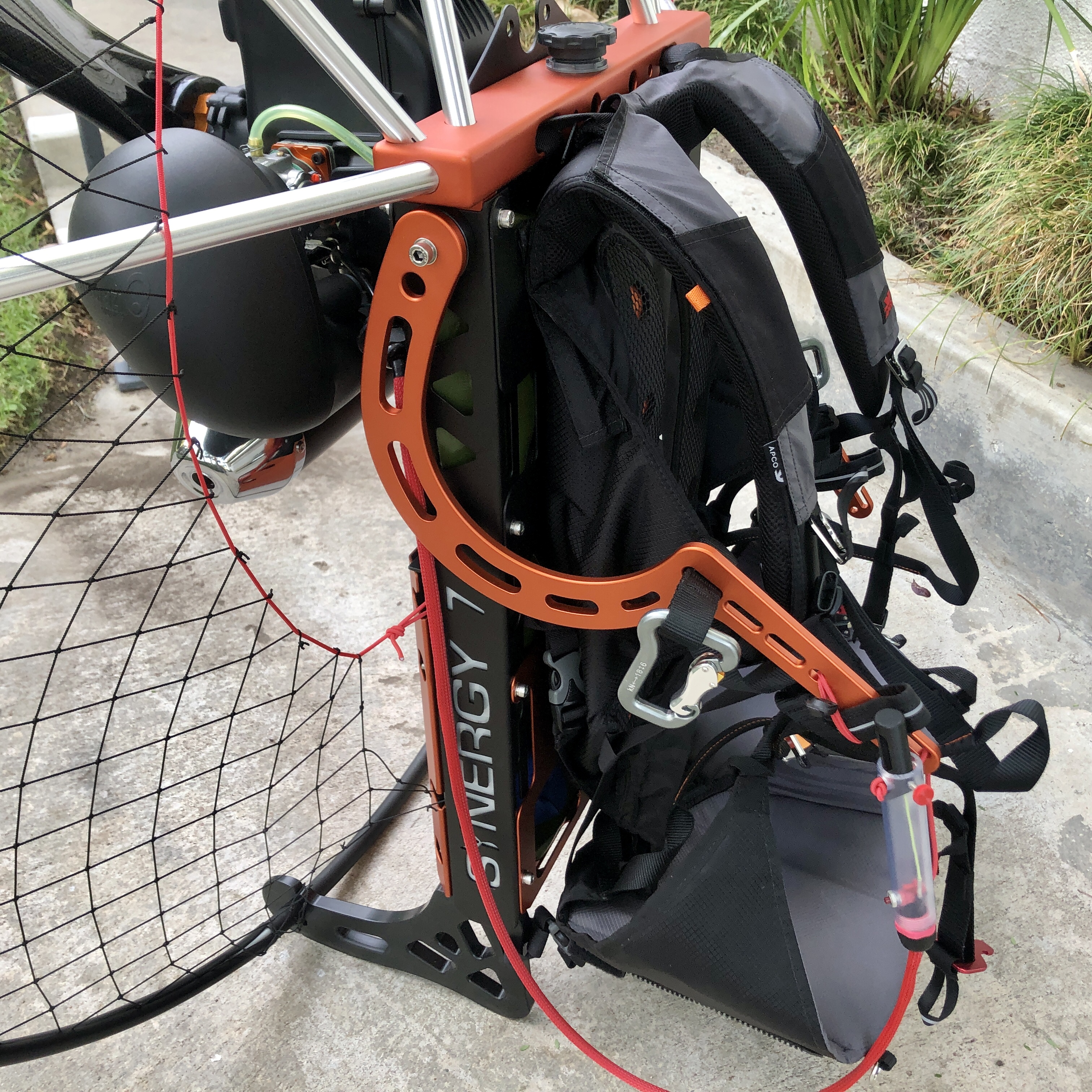 Paramotor Throttle control