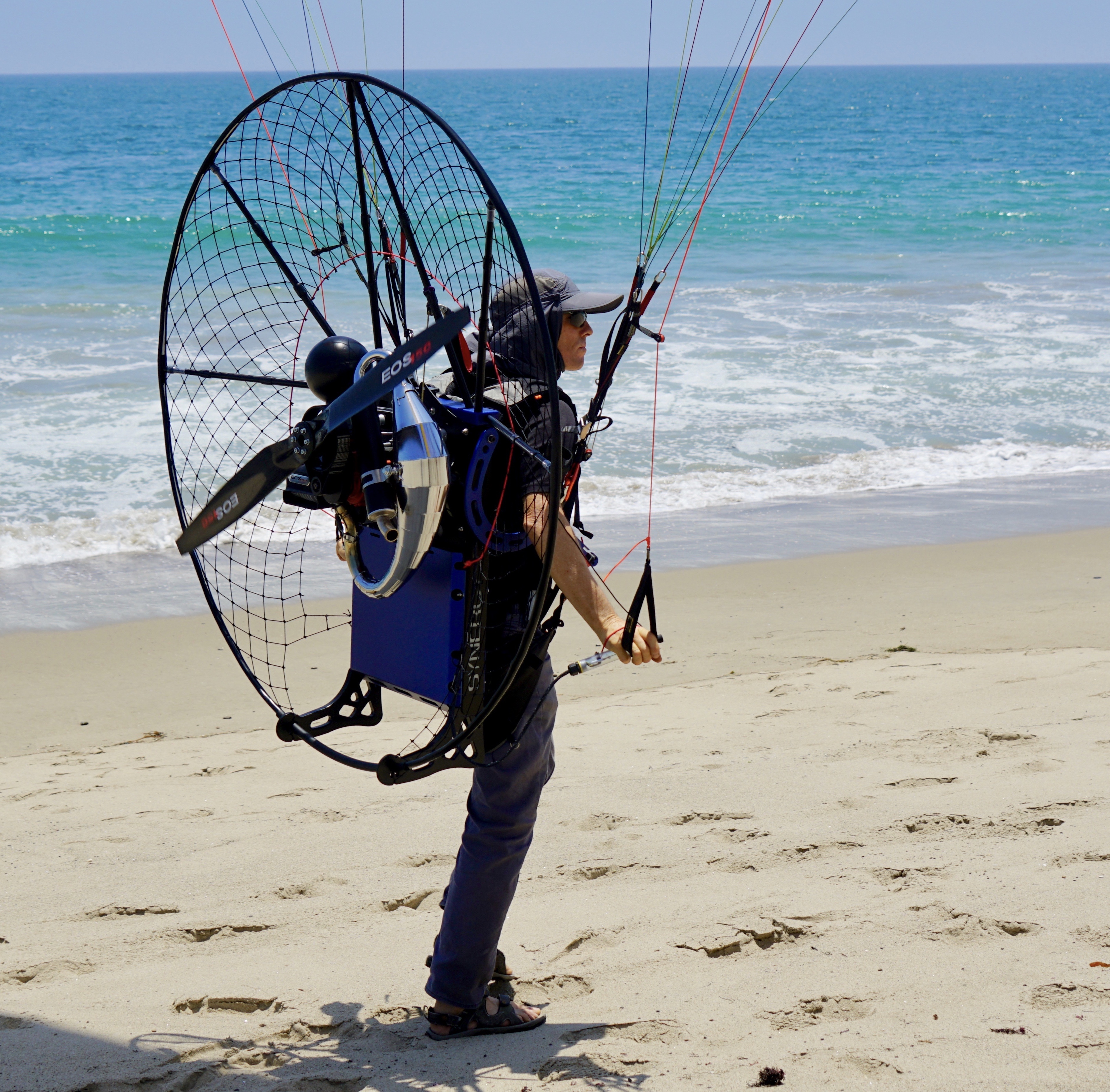 Paramotor Throttle control