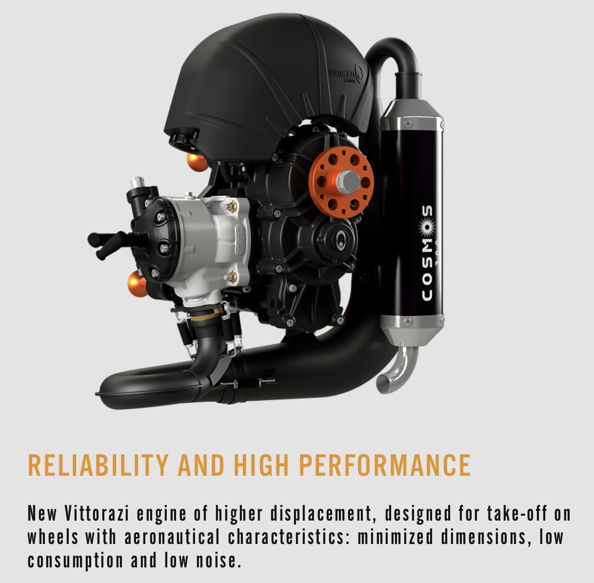 Vittorazi Cosmos 300 paramotor engine
