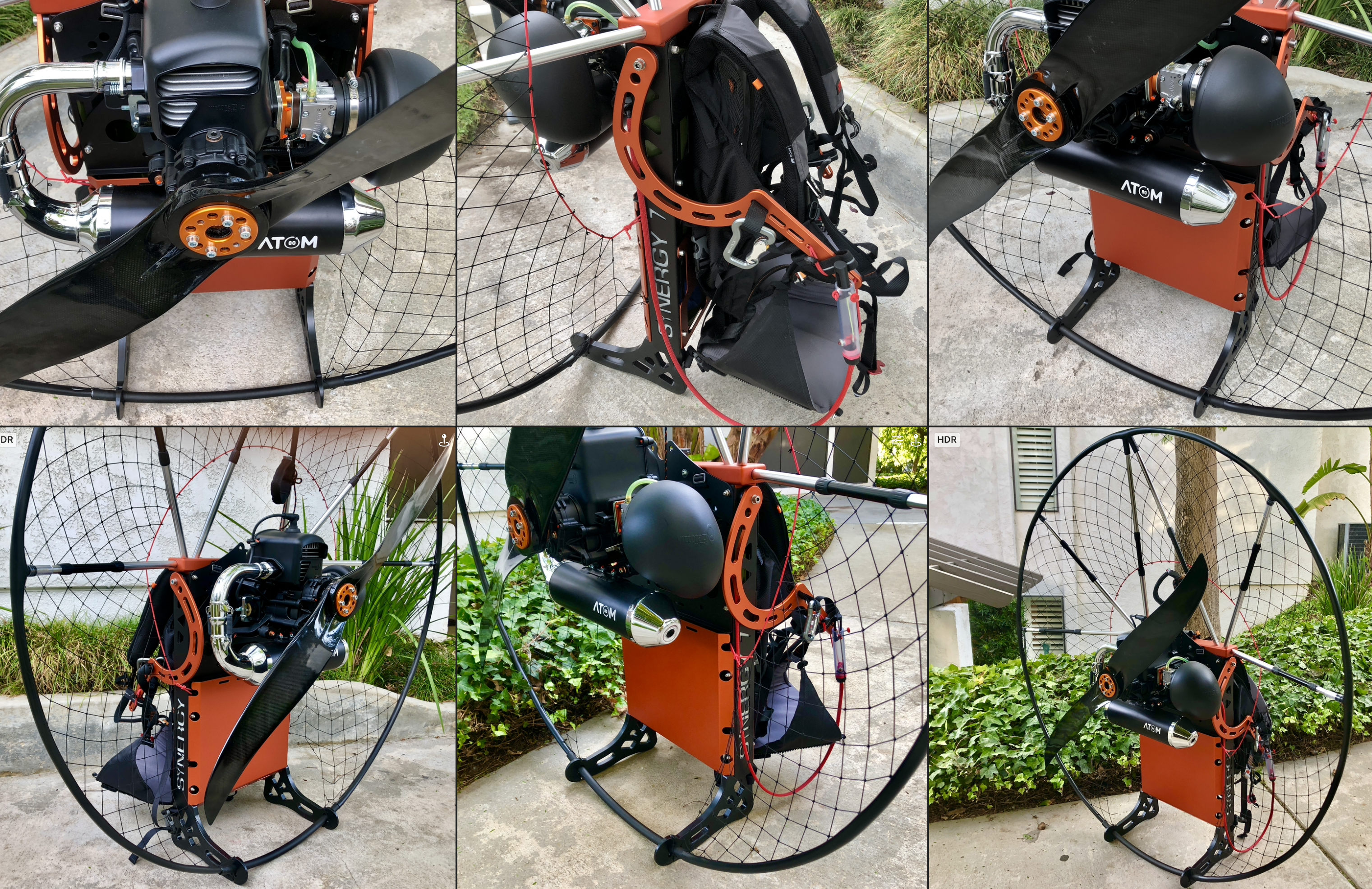 SYNERGY 7 paramotor harness